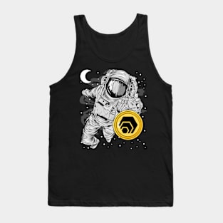 Astronaut Reaching HEX Coin To The Moon Crypto Token Cryptocurrency Wallet Birthday Gift For Men Women Kids Tank Top